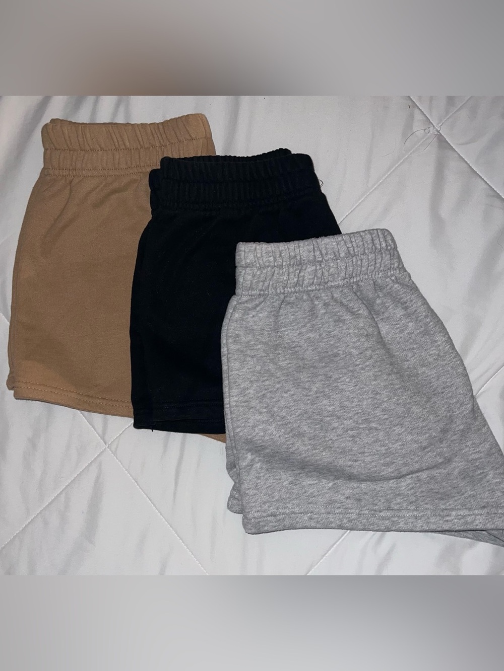3 sweat shorts
